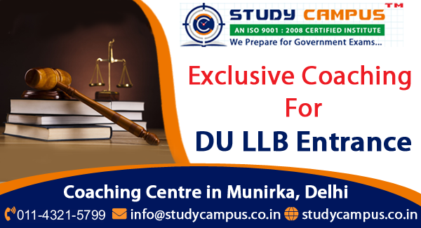 DU LLB Entrance Exam Coaching in Delhi, Munirka